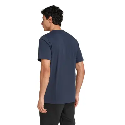 ADIDAS TEE SHIRT GRANDE LONGUEUR Marine — photo 3