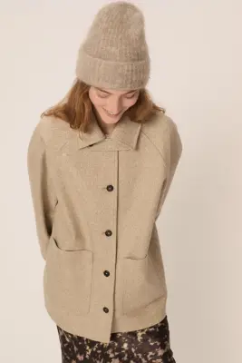 Manteau Yiman Ecru — photo 5