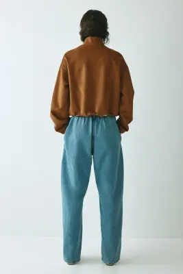 Veste oversize - Marron clair — photo 3
