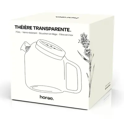 Théière verre soufflé – Horae — photo 5