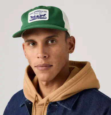 LEVIS PRESIDIO CASQUETTE Vert — photo 3