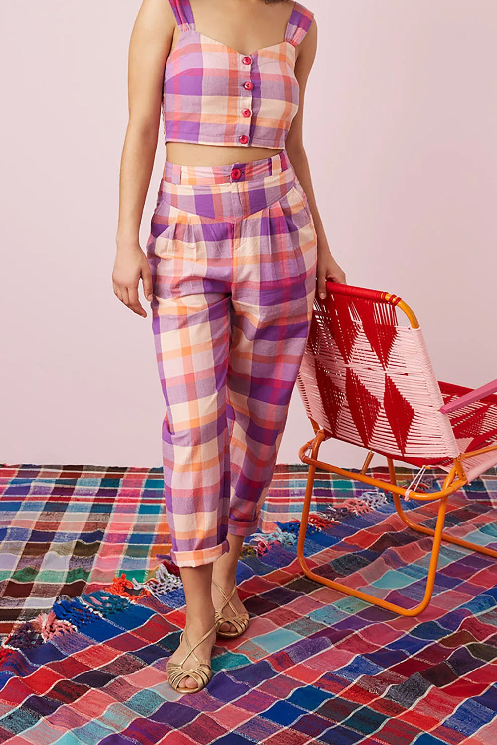 pantalon urson carreaux dado