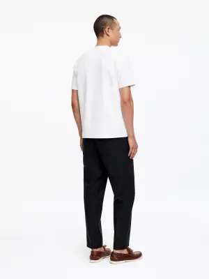 T-shirt classique en interlock - Blanc — photo 3