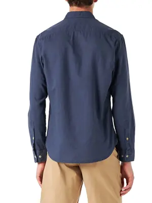 CAMEL ACTIVE CHEMISE LIN Marine — photo 3