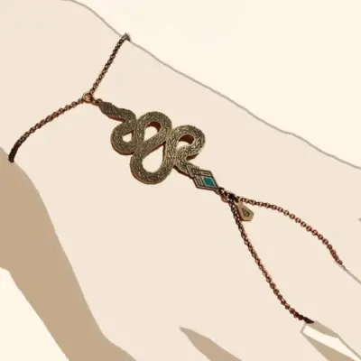 Bijoux de Main Cléopâtre Serpent — photo 2