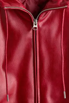 Veste à capuche - Rouge — photo 4