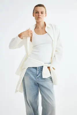 Chemise en oxford - Blanc — photo 2