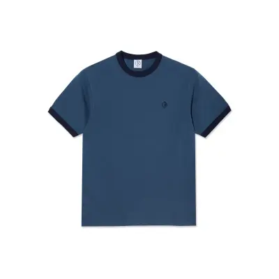 T-shirt Polar ringer tee – Grey Blue / Dark Blue — photo 1