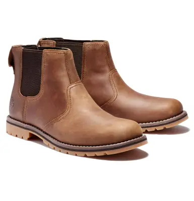 TIMBERLAND LARCHMONT II CHELSEA BOOTS Marron — photo 5