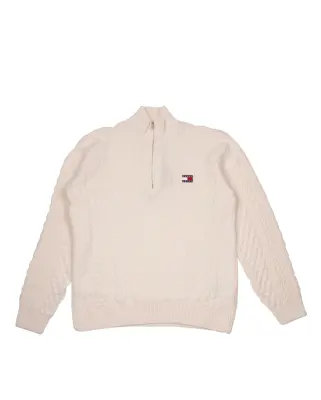 Zip Wool Sweater Ancient White — photo 1