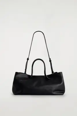 SAC CABAS BATEAU - CUIR - NOIR — photo 5
