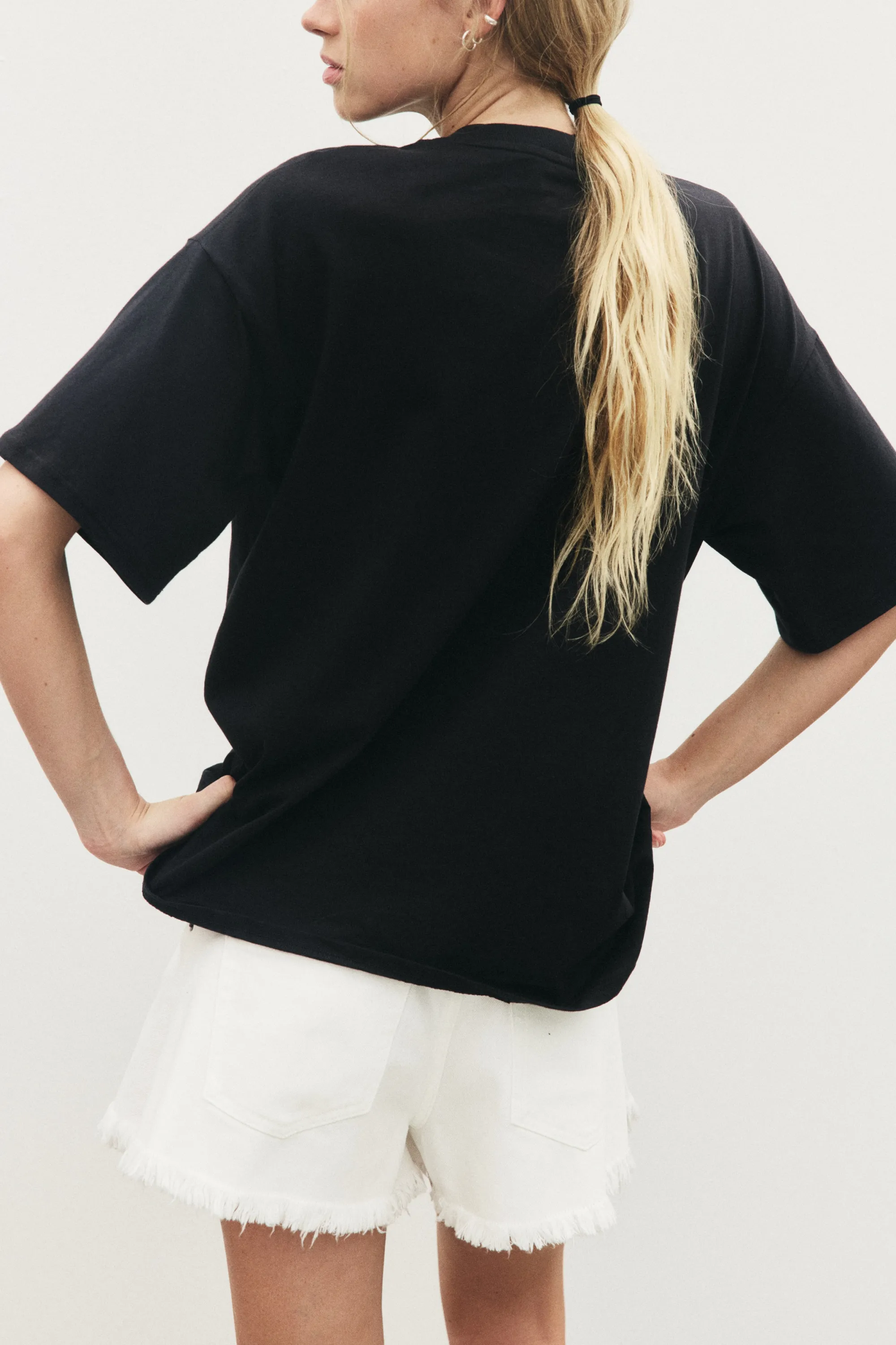 T-shirt oversize imprimé - Noir/Sabrina Carpenter
