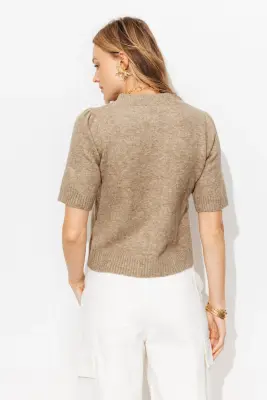 Pull manches courtes Femme — photo 4
