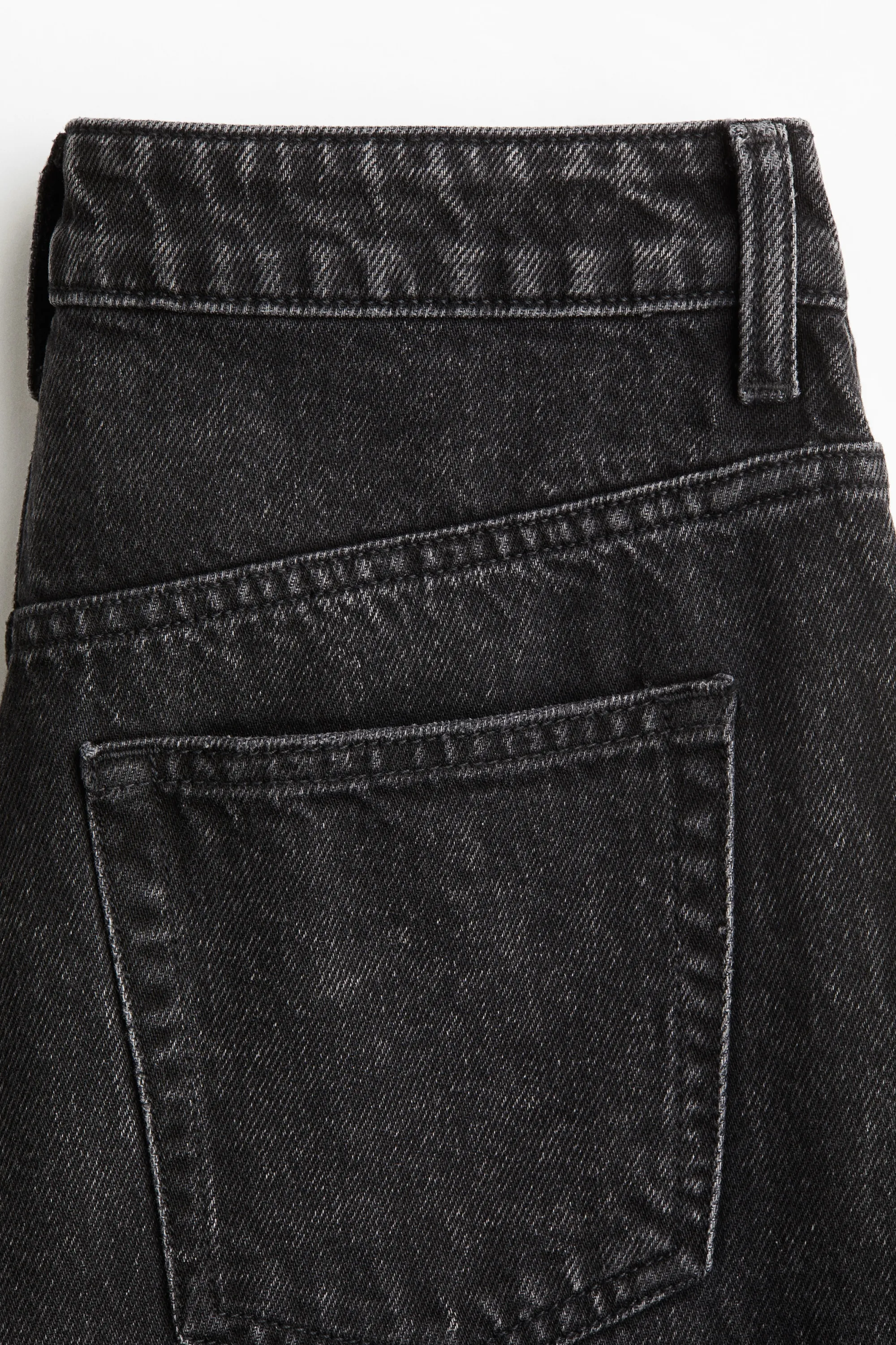 Wide Ultra High Jeans - Noir denim
