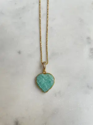 Nouveau ! ROOM SERVICE JEWELRY Charm Blossom Amazonite — photo 3