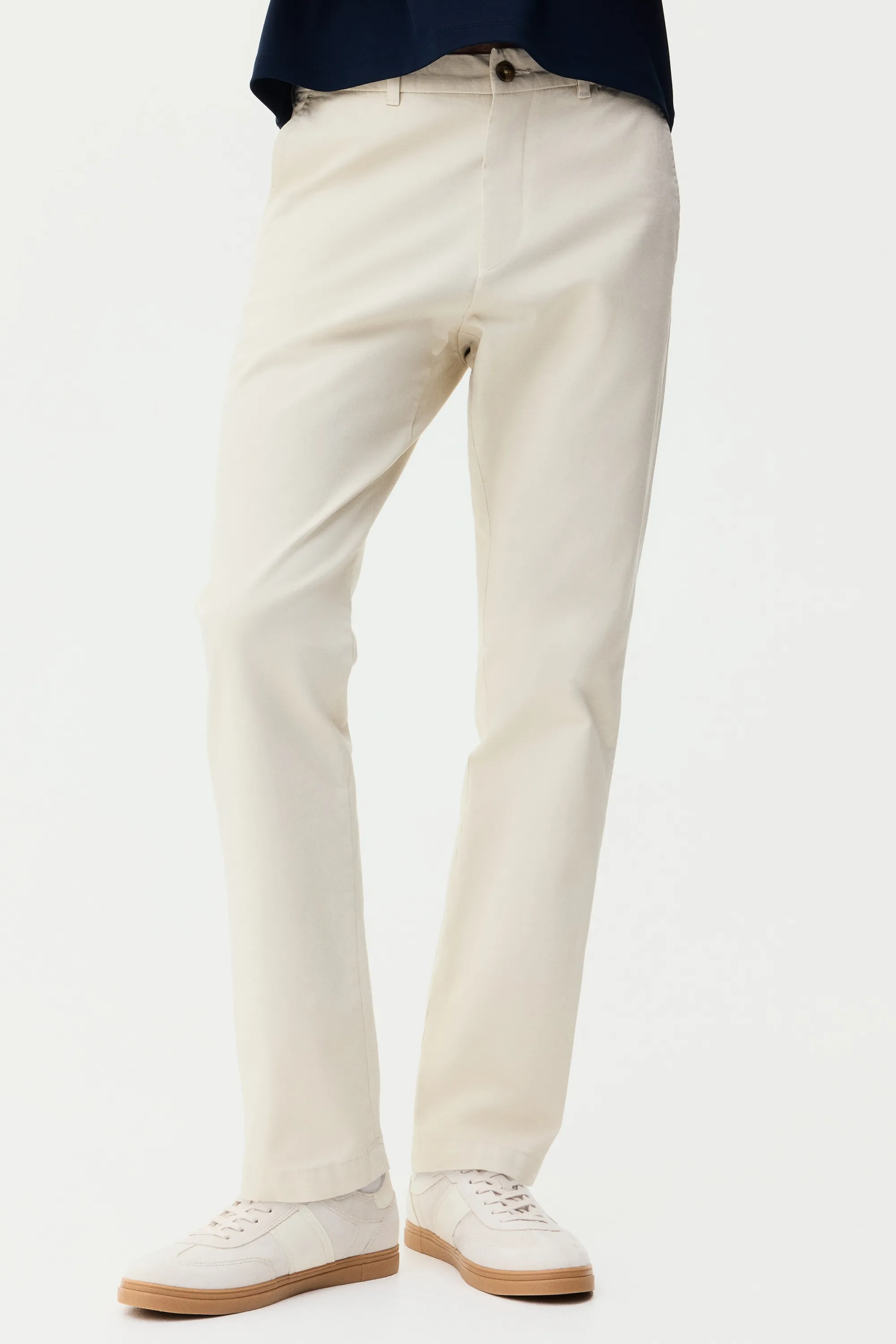 Chino Slim Fit en coton - Beige clair