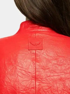 Blazer Veryn Cuir Froissé — photo 3