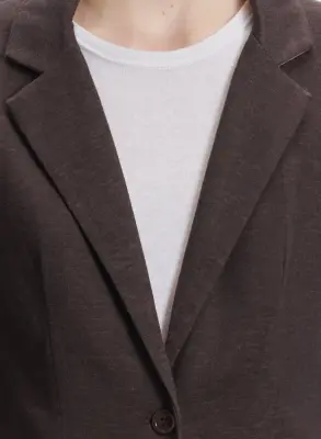 Veste en coton organique, cachemire et coton supima — photo 3
