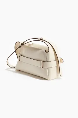 Sac crossbody avec bride - Crème — photo 2