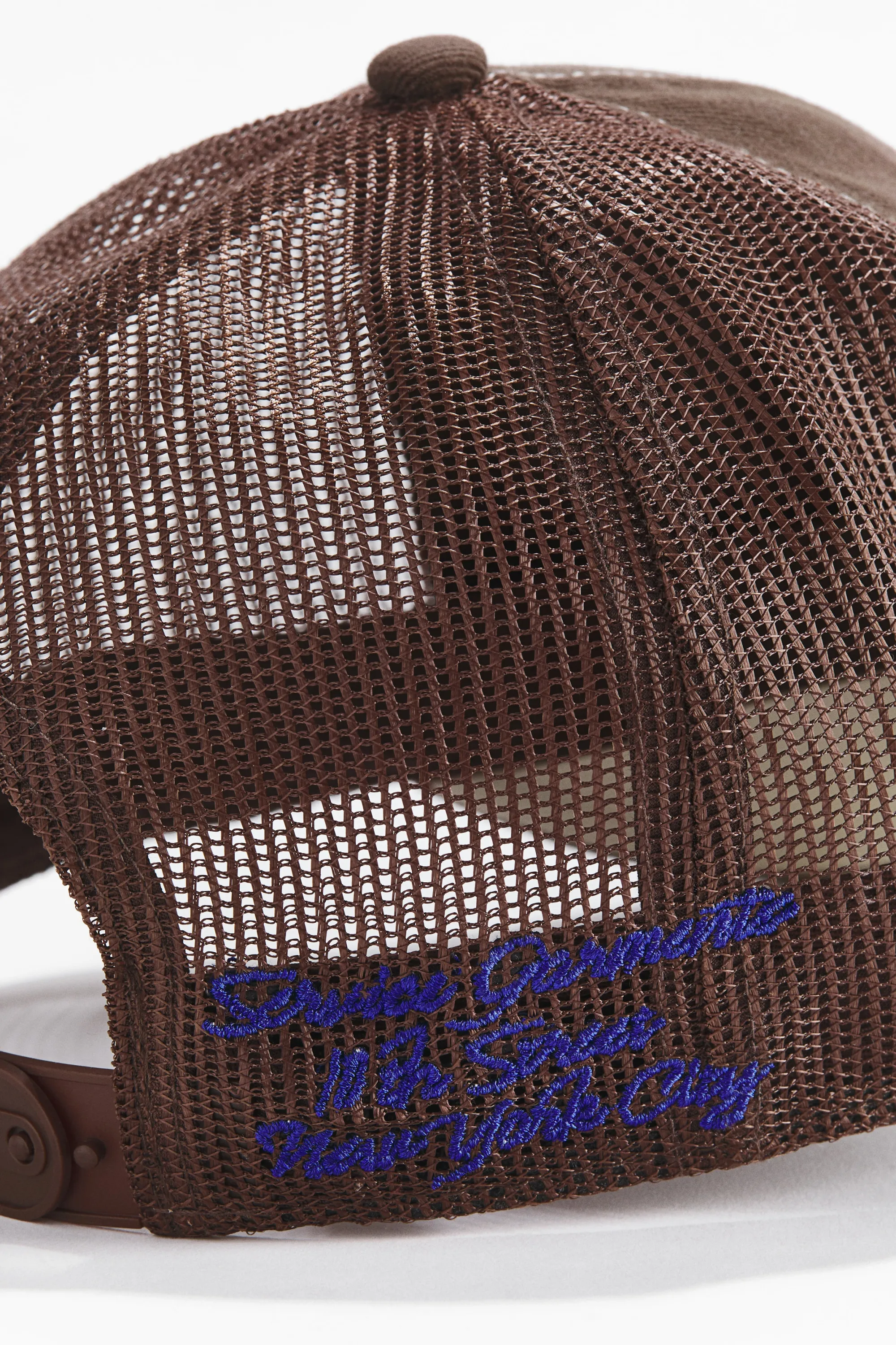 Casquette trucker avec motif - Marron foncé/94