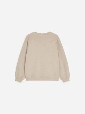 Sweat en coton - Avoine chiné — photo 1