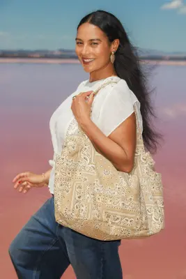 Grand sac imprimé bandana — photo 2
