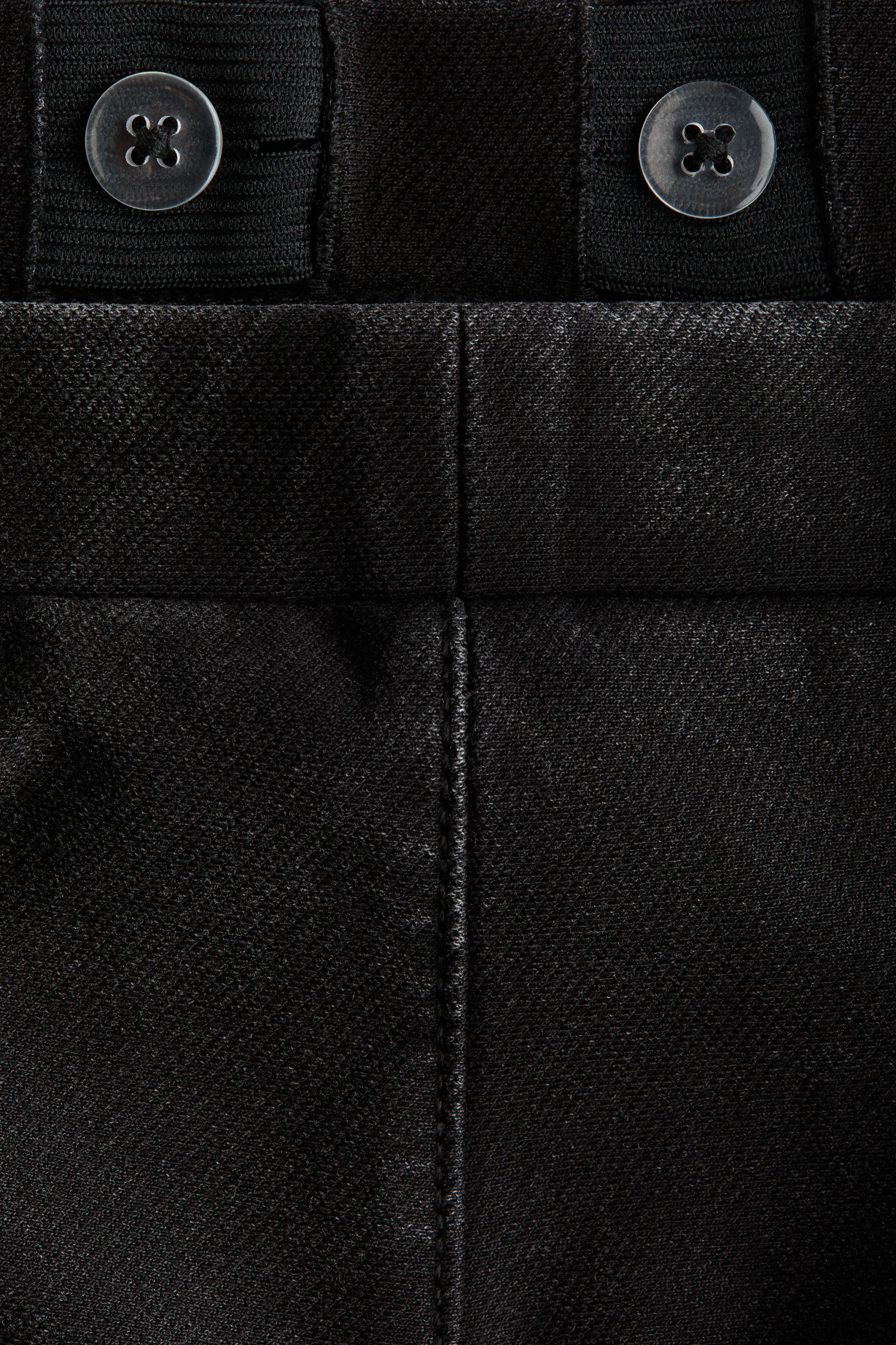Jegging façon denim avec jambes larges - Noir