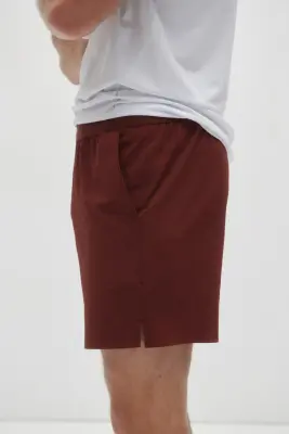 Short de tennis Regular Fit DryMove™ - Rouge brique — photo 3