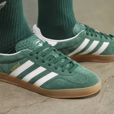 Adidas Mujer Gazelle Indoor Collegiate Green Cloud — photo 4