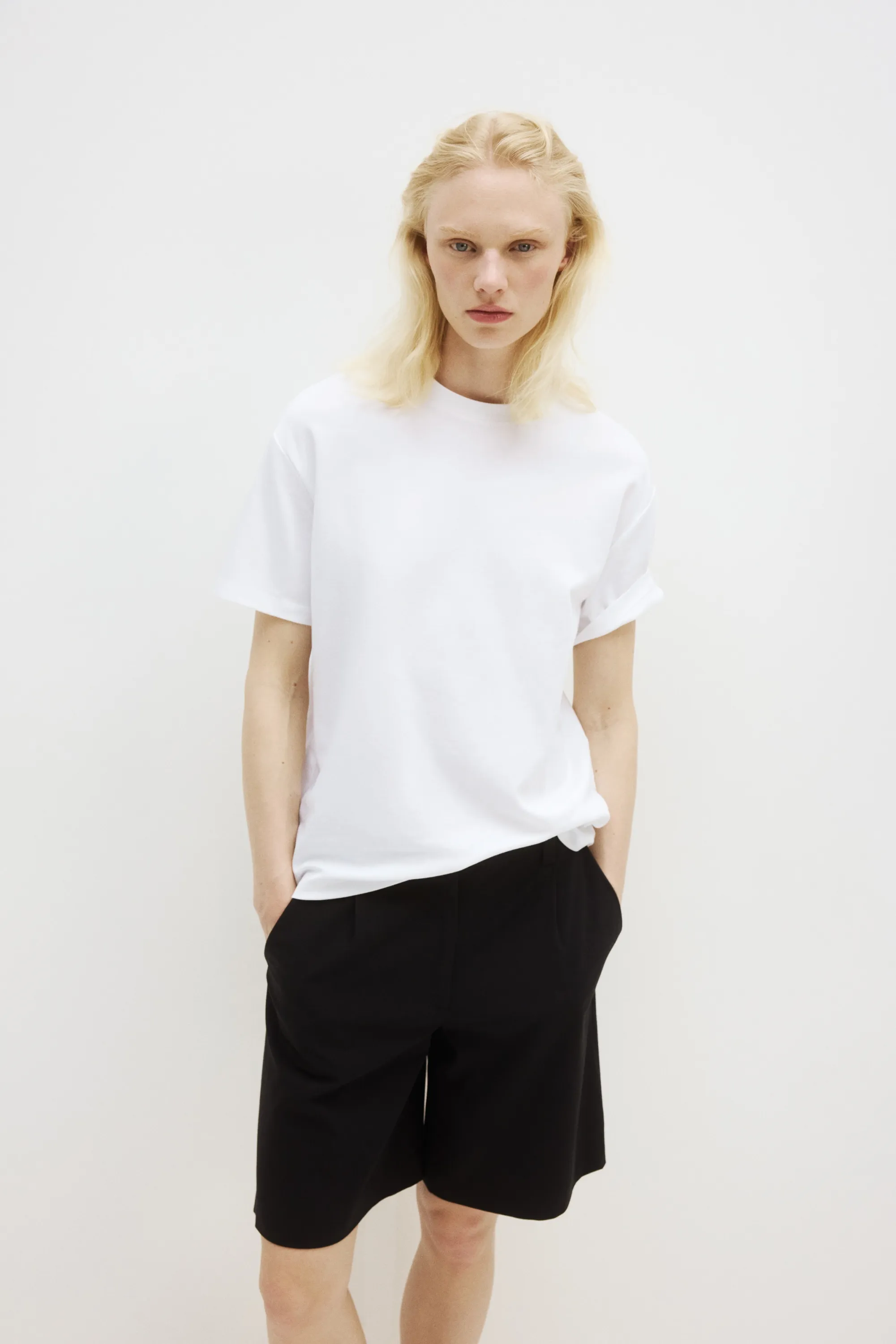 T-shirt Cooling Relaxed Fit - Blanc