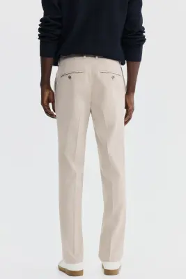 Pantalon chic Slim Fit - Beige — photo 3