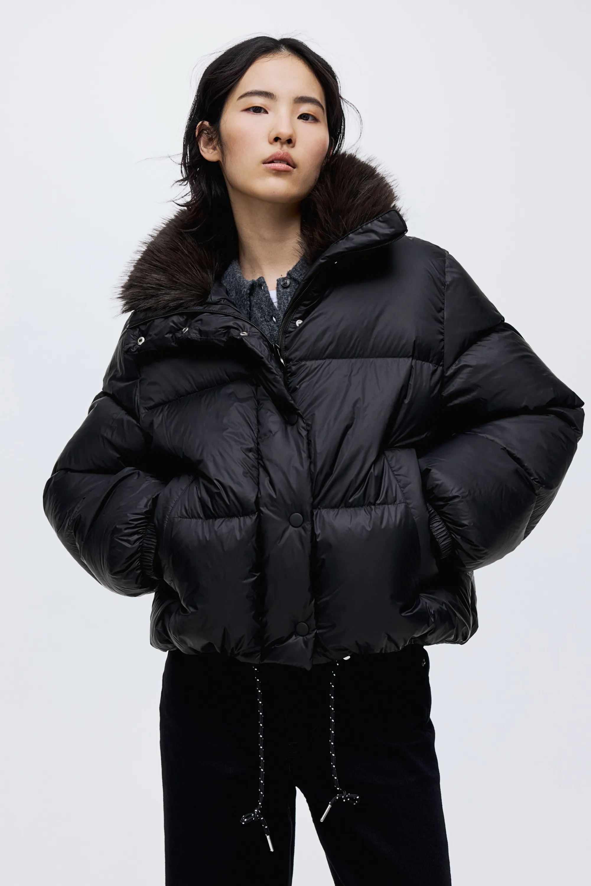 Doudoune en duvet - Noir