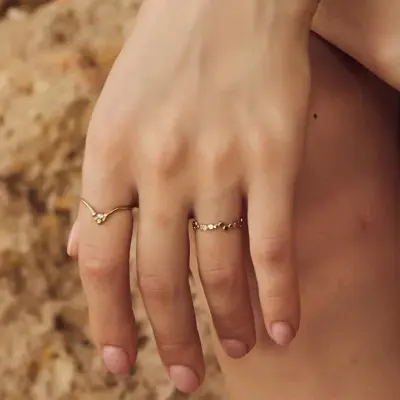 Bague Félicie Swarovski – BDM Studio - Crystal — photo 3