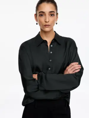 Polo décontracté - Noir — photo 3