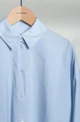 Everyday Shirts – GIORGIA 77DT1620 – CELESTE UNITO TINTO CAPO / GAR.DYED L.BLUE PLAIN — photo 2