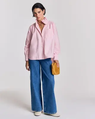 Chemise Léonor rose dragé — photo 2