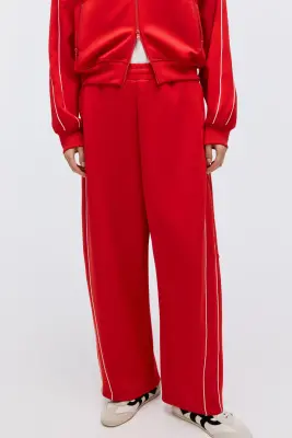 Pantalon de survêtement en scuba - Rouge — photo 1