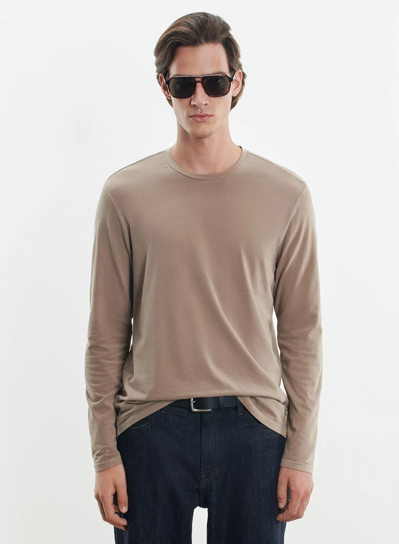 T-shirt en coton organique et élasthanne