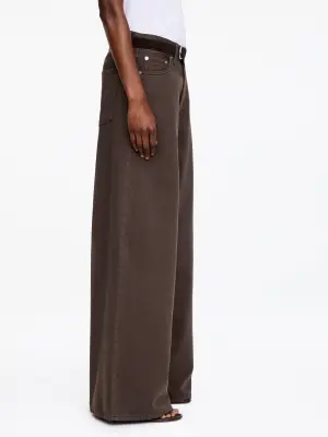 Jean large oversize CEDAR - Marron — photo 4