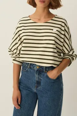 Marinière Filly Ecru/Pickle — photo 3