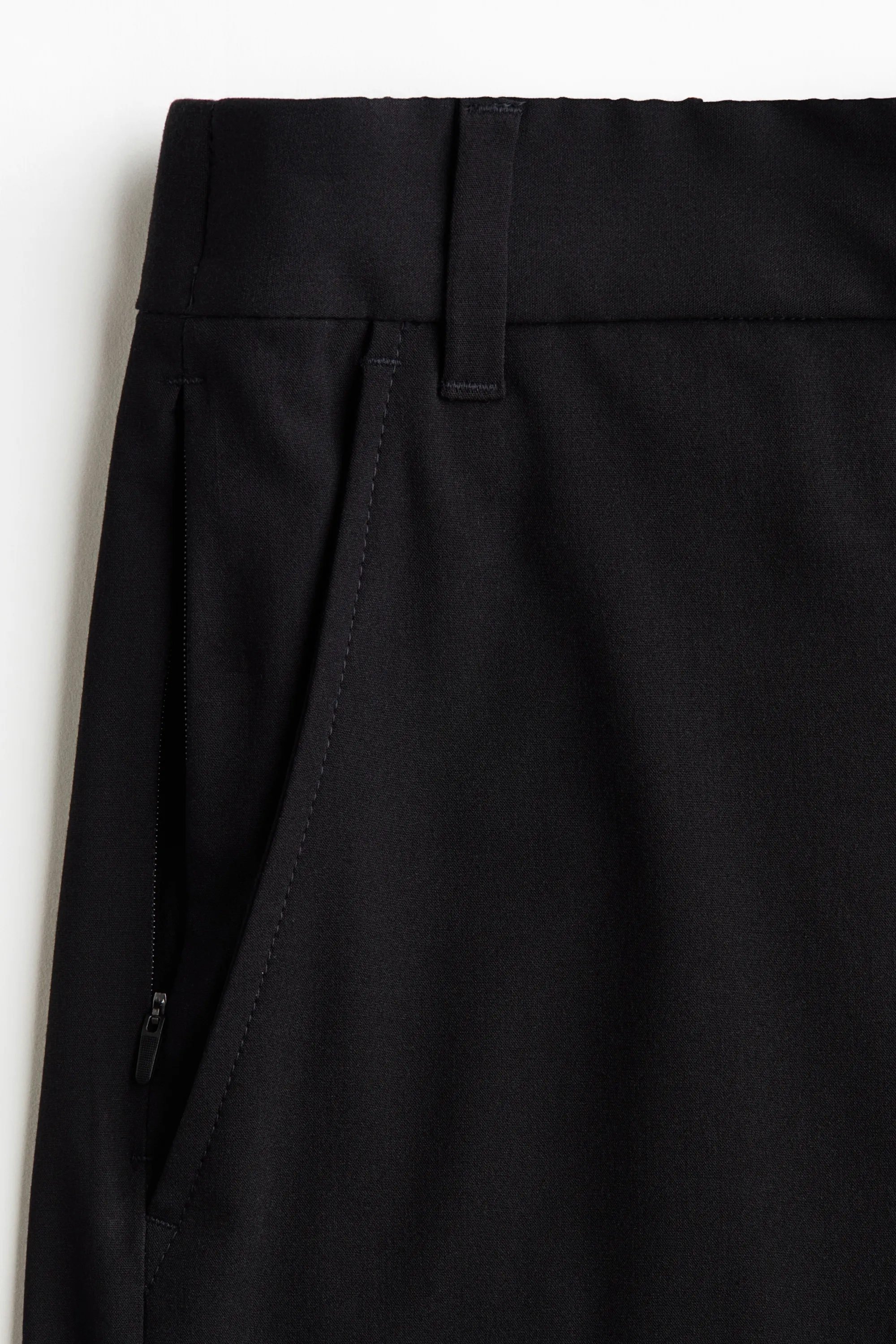 Short chino Four-way Stretch Loose Fit - Noir