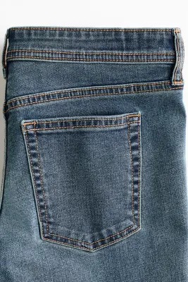 Skinny Ultra Low Waist Ankle Jeans - Bleu denim foncé — photo 5