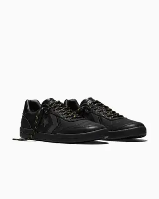 Chaussure Converse Cons Lopez Pro 2  leather – black/black/yellow — photo 5