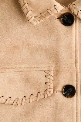Veste courte - Beige — photo 4