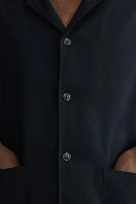 Relaxed Fit Resort shirt - Noir — photo 1