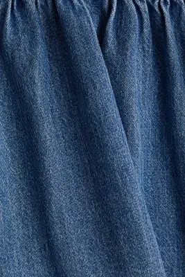 Robe en denim avec col - Bleu denim — photo 1