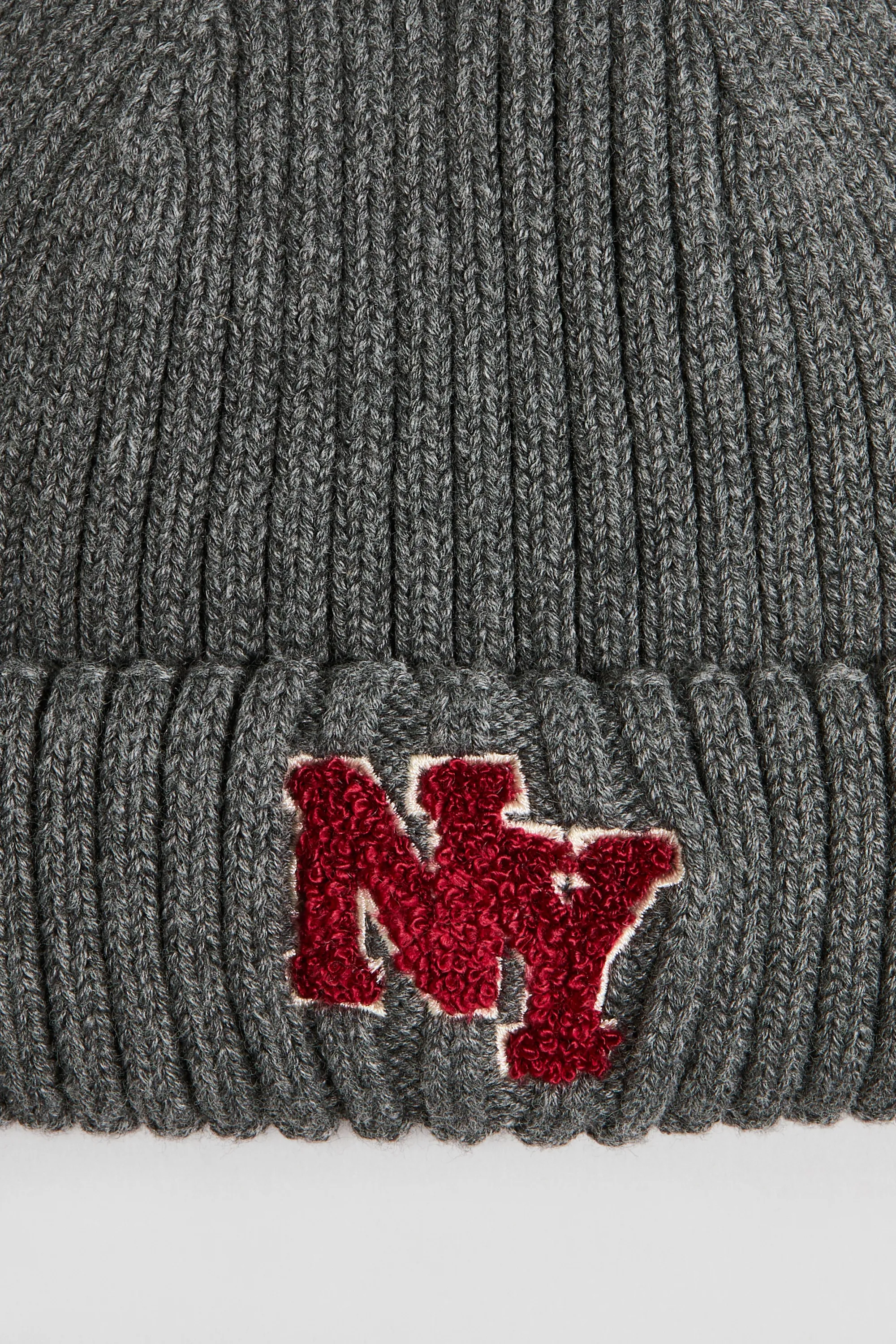 Bonnet avec application - Gris/NY