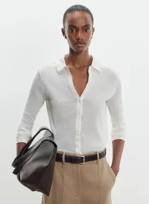 Chemise en coton et cachemire — photo 2