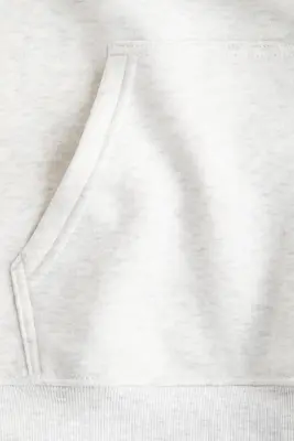 Hoodie oversize - Gris clair chiné/Wellness — photo 3
