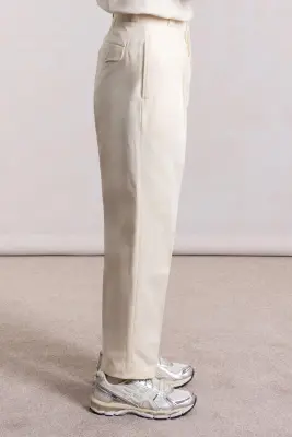 Pantalon French Military - Coton Écru — photo 4